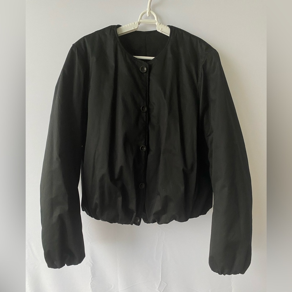 Lemaire Black Bomber Jacket size M